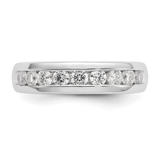 9-Stone Diamond Channel Bands