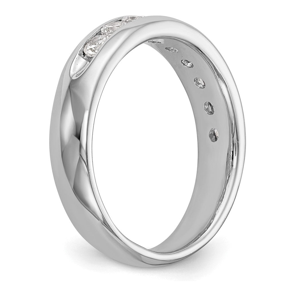 9-Stone Diamond Channel Bands