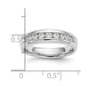 9-Stone Diamond Channel Bands
