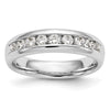 9-Stone Diamond Channel Bands