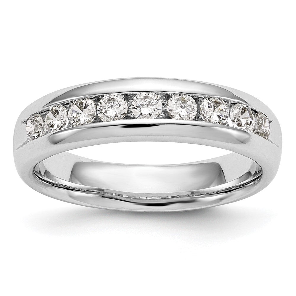 9-Stone Diamond Channel Bands