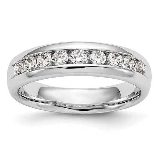 9-Stone Diamond Channel Bands