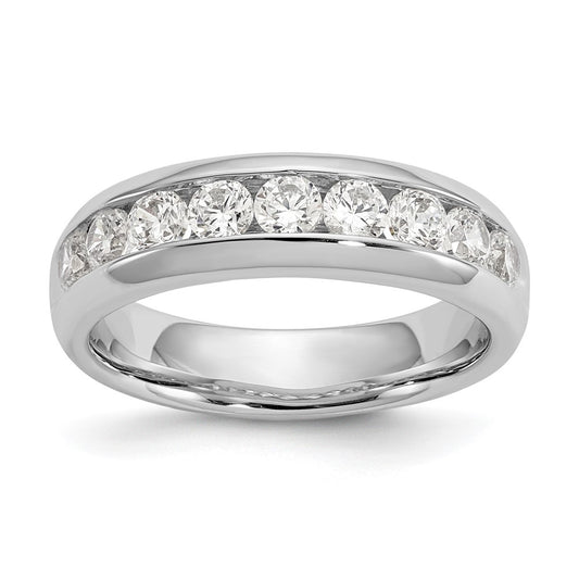 9-Stone Diamond Channel Bands