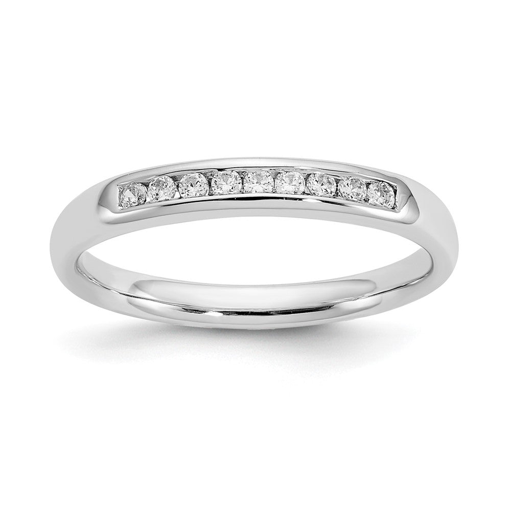 9-Stone Diamond Channel Bands
