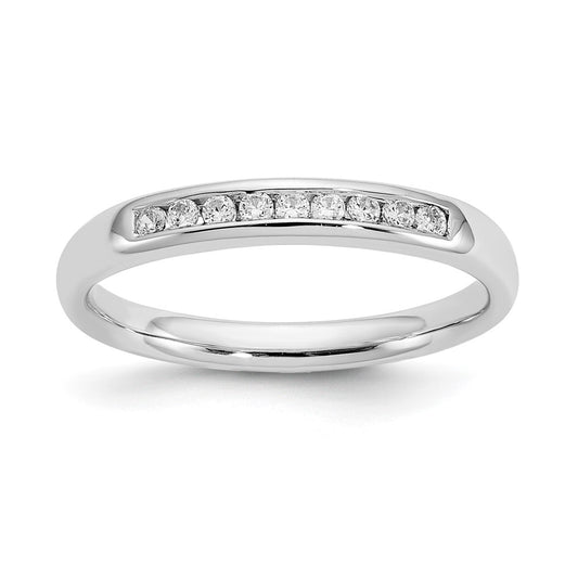 9-Stone Diamond Channel Bands