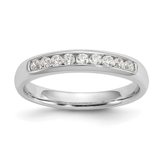 9-Stone Diamond Channel Bands