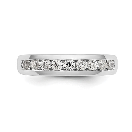 9-Stone Diamond Channel Bands
