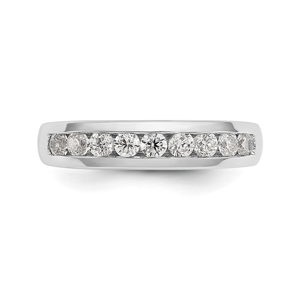9-Stone Diamond Channel Bands
