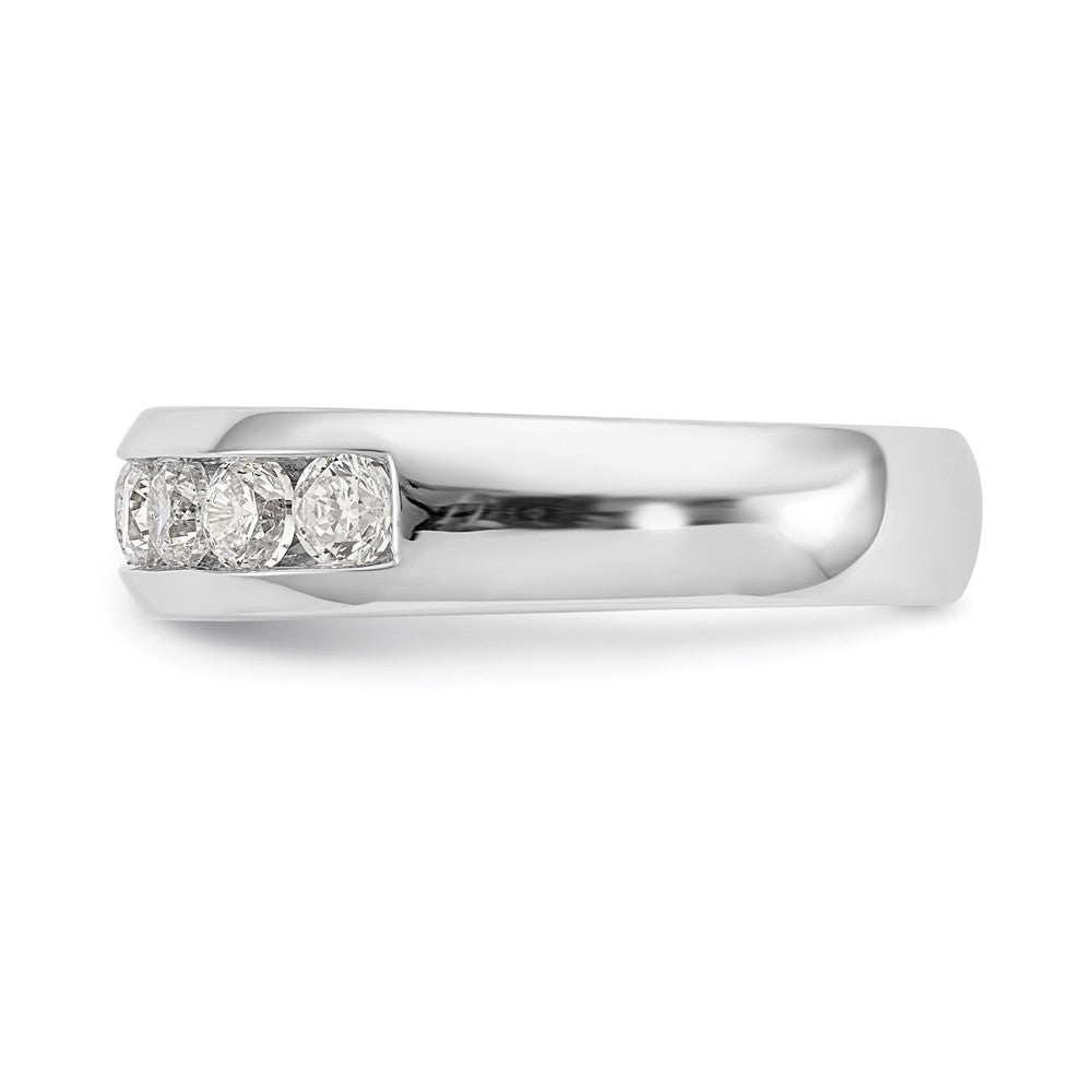 9-Stone Diamond Channel Bands