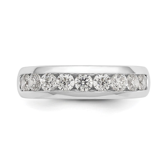 9-Stone Diamond Channel Bands