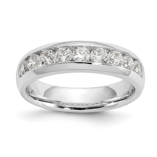 9-Stone Diamond Channel Bands