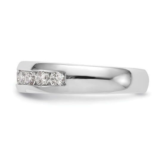 9-Stone Diamond Channel Bands