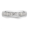 9-Stone Diamond Channel Bands