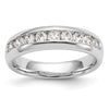 9-Stone Diamond Channel Bands