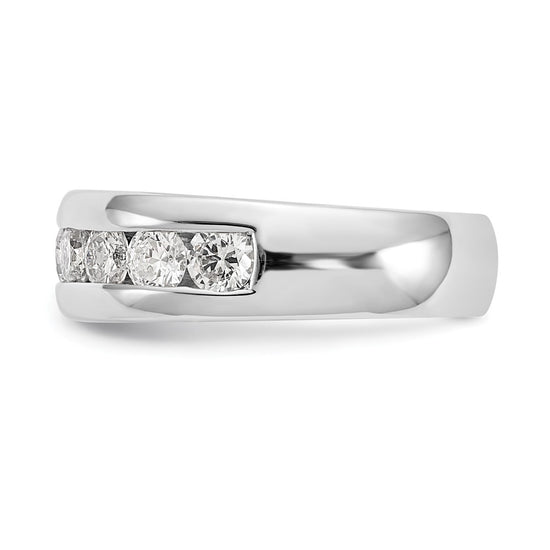 9-Stone Diamond Channel Bands