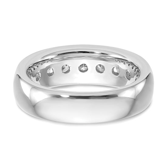 9-Stone Diamond Channel Bands