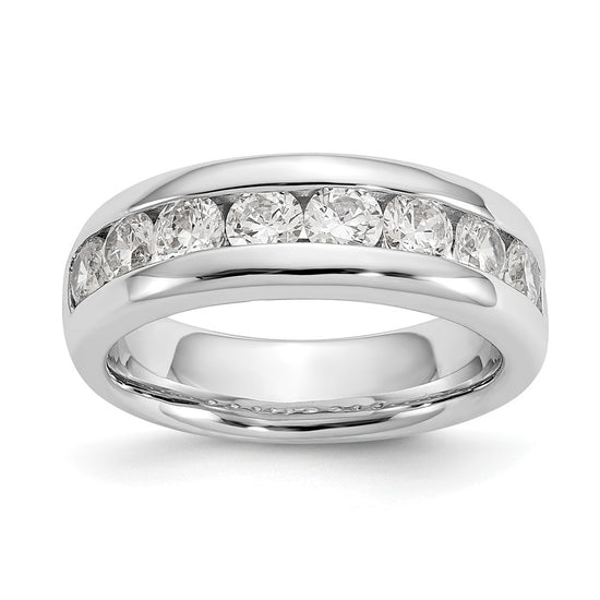 9-Stone Diamond Channel Bands