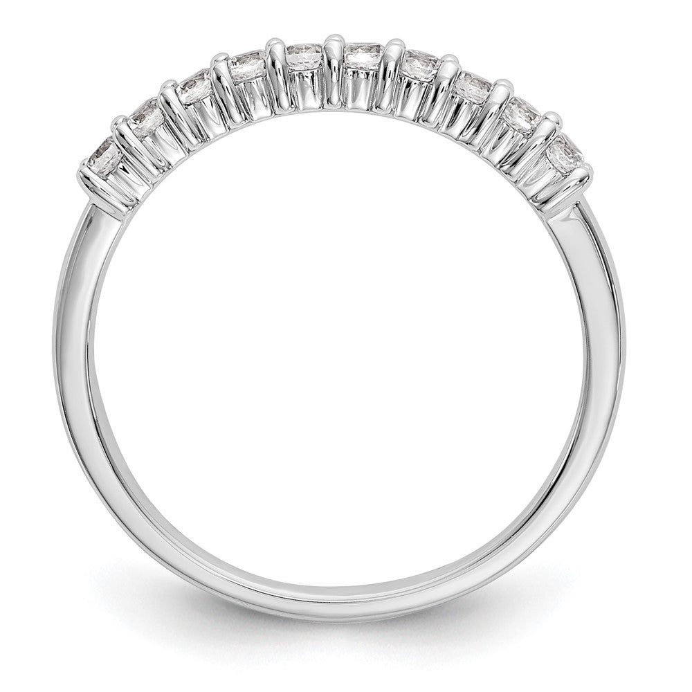 14K White Gold 10-Stone Diamond Bands