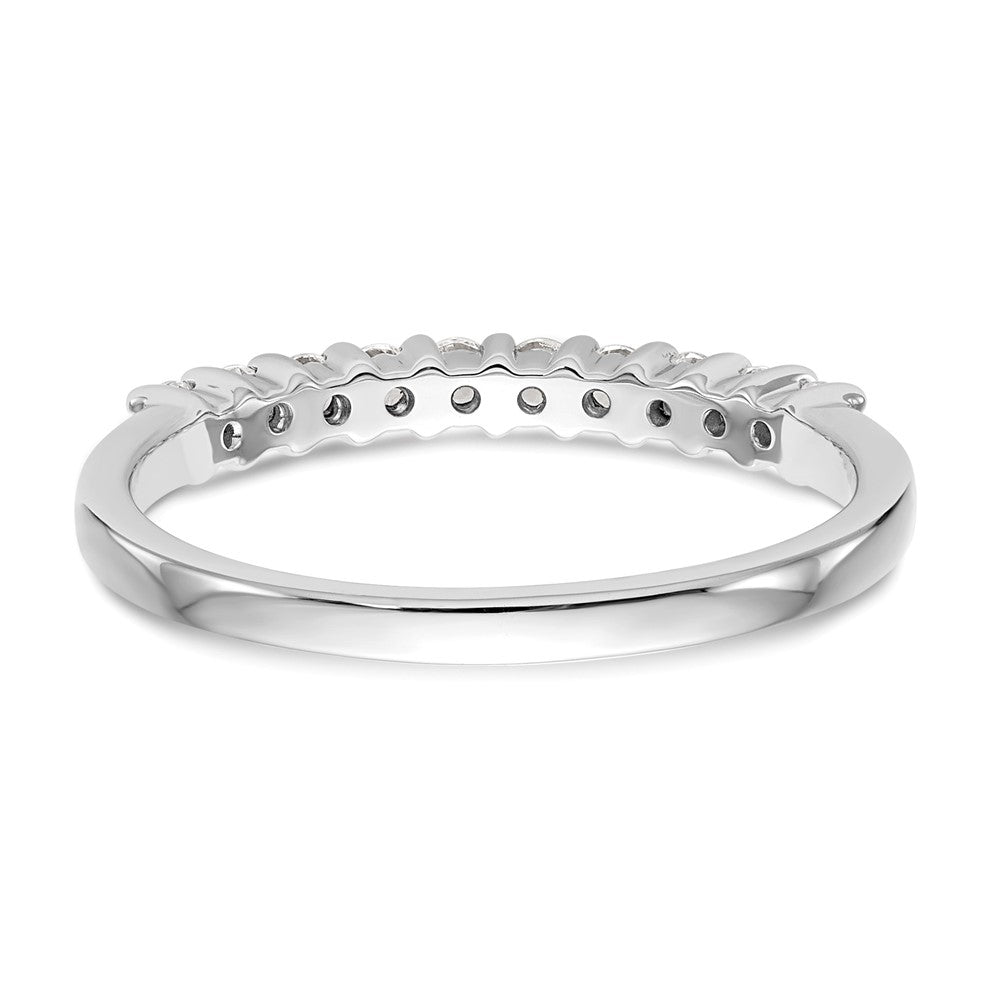 14K White Gold 10-Stone Diamond Bands
