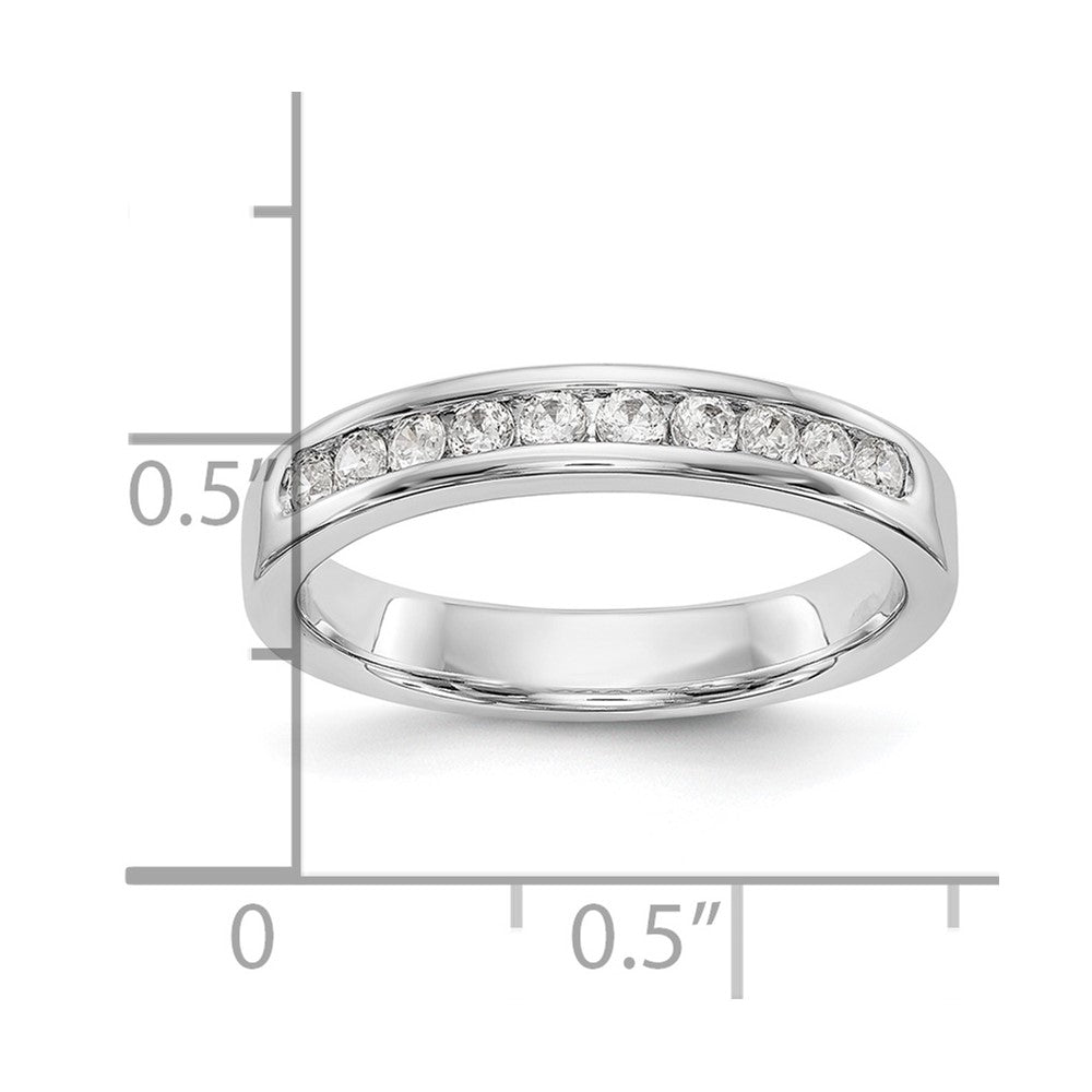 10-Stone Diamond Channel Bands