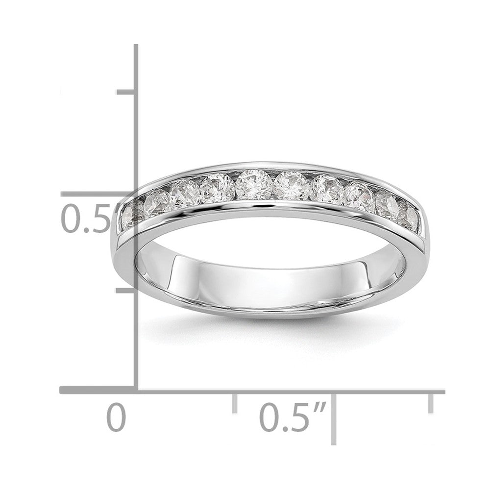 10-Stone Diamond Channel Bands