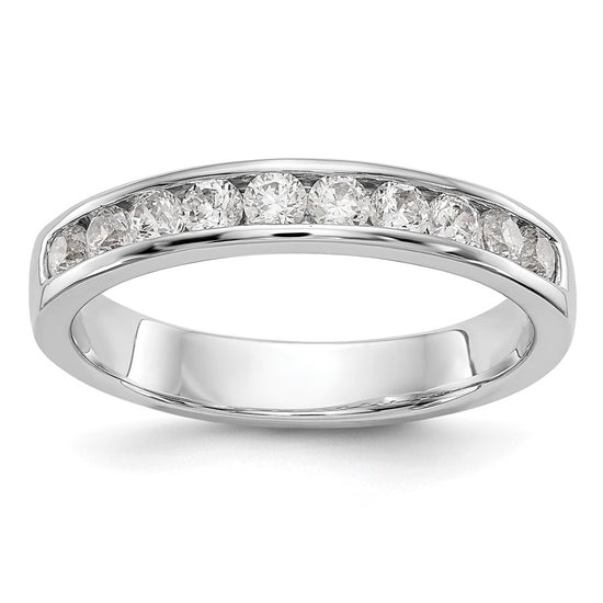 10-Stone Diamond Channel Bands