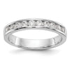 10-Stone Diamond Channel Bands