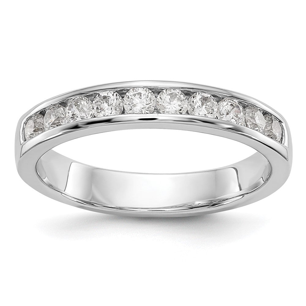 10-Stone Diamond Channel Bands