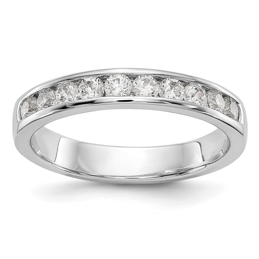 10-Stone Diamond Channel Bands