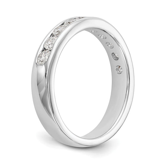 10-Stone Diamond Channel Bands