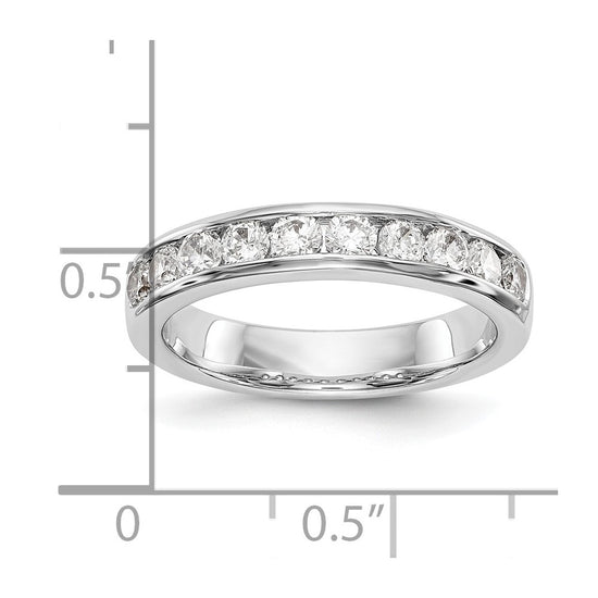10-Stone Diamond Channel Bands