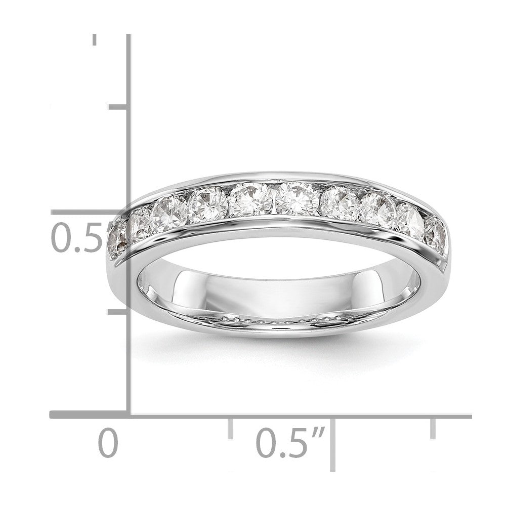 10-Stone Diamond Channel Bands