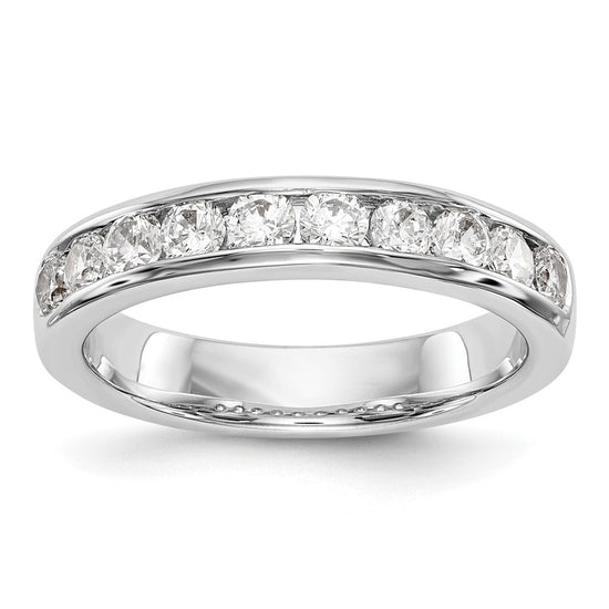 10-Stone Diamond Channel Bands