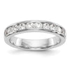 10-Stone Diamond Channel Bands