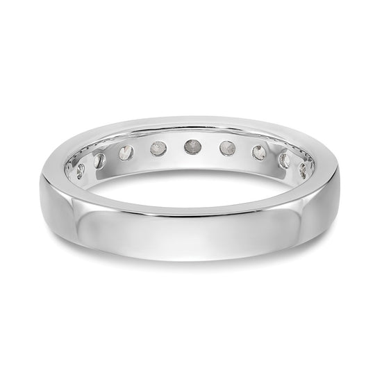 10-Stone Diamond Channel Bands
