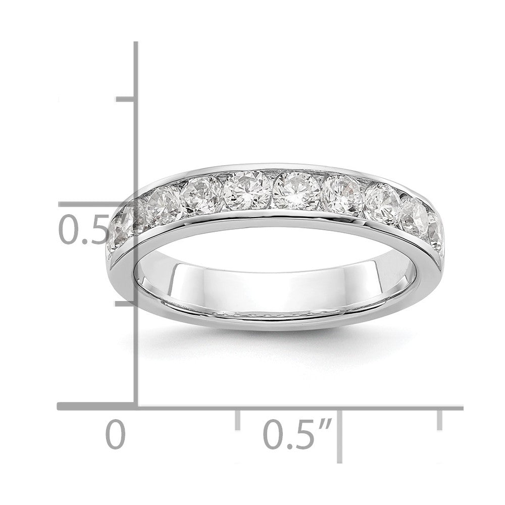 10-Stone Diamond Channel Bands