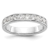 10-Stone Diamond Channel Bands