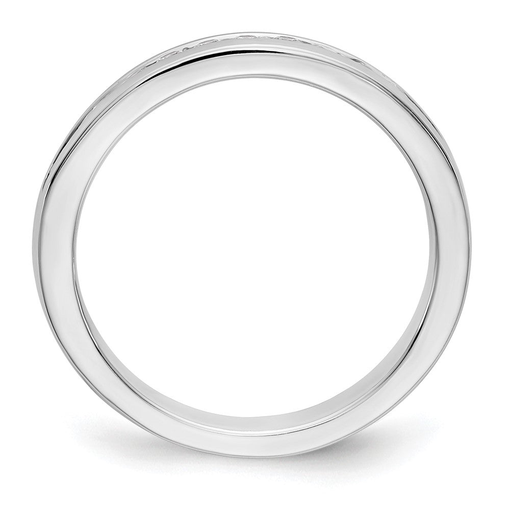 10-Stone Diamond Channel Bands