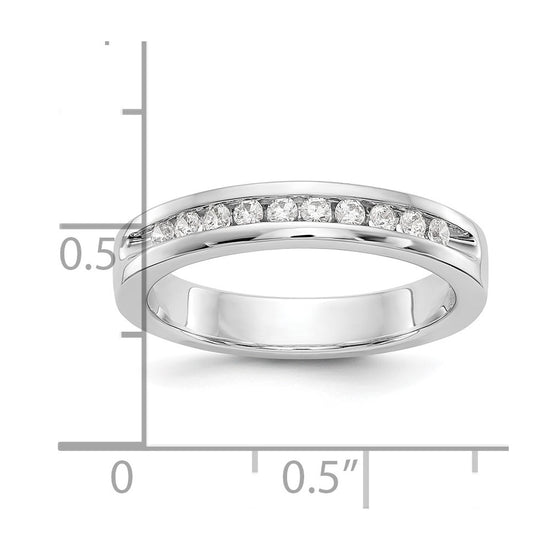 10-Stone Diamond Channel Bands
