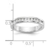10-Stone Diamond Channel Bands