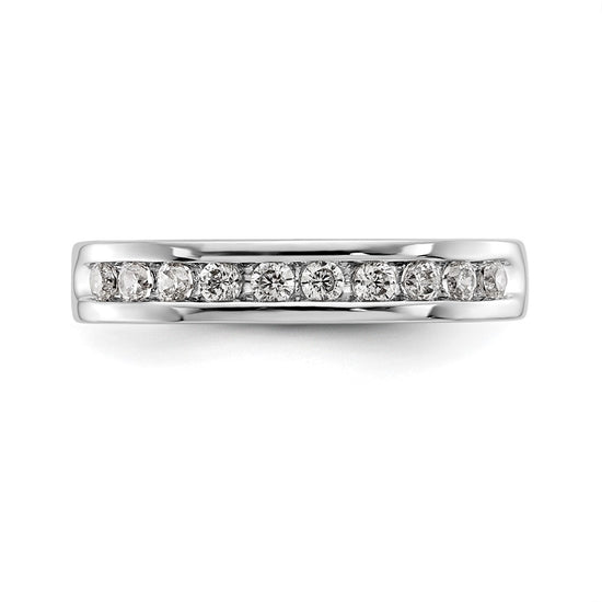 10-Stone Diamond Channel Bands