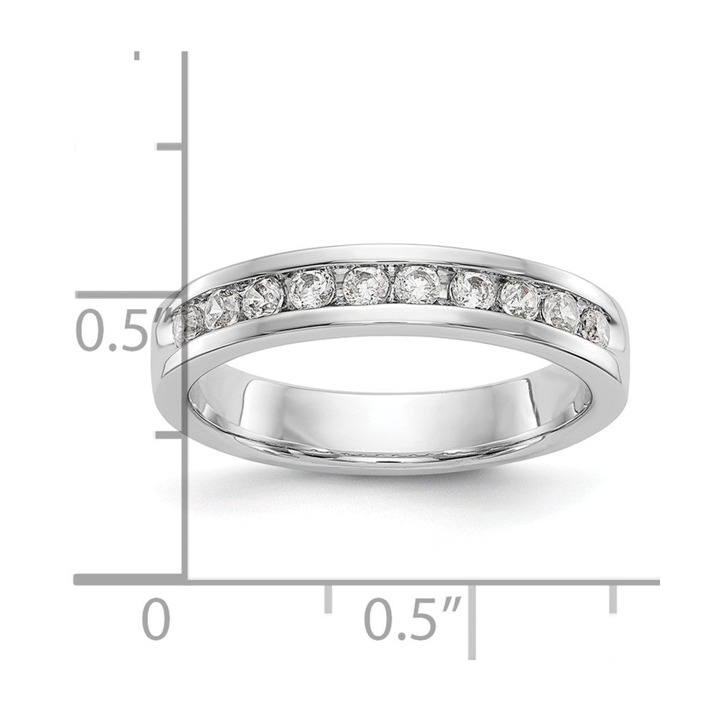 10-Stone Diamond Channel Bands