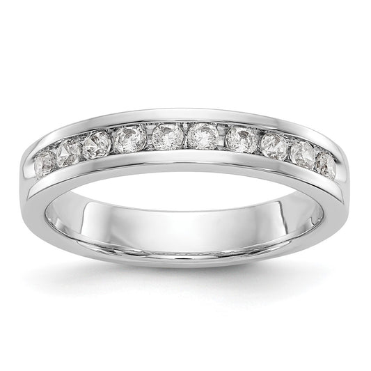 10-Stone Diamond Channel Bands