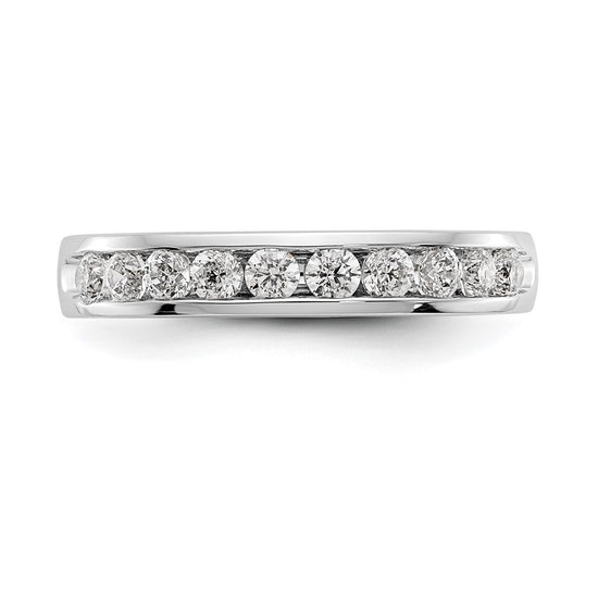 10-Stone Diamond Channel Bands