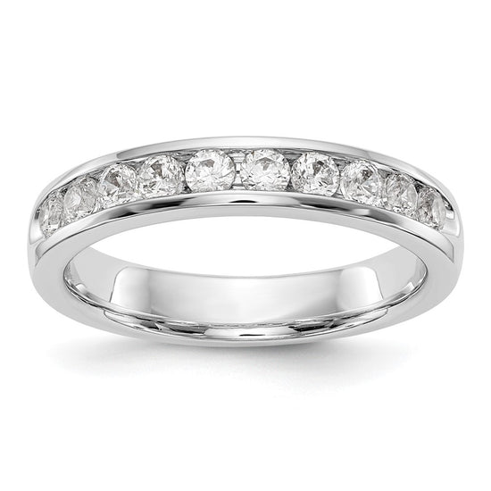 10-Stone Diamond Channel Bands