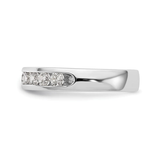 10-Stone Diamond Channel Bands