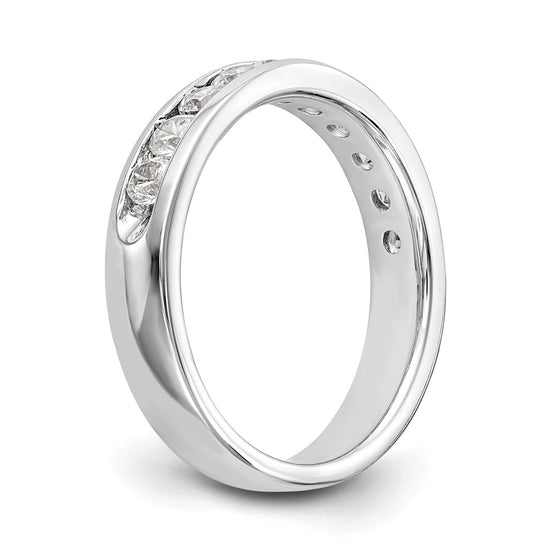 10-Stone Diamond Channel Bands