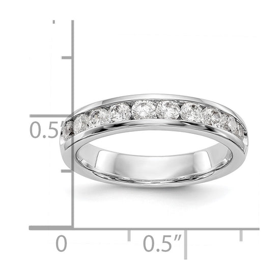10-Stone Diamond Channel Bands