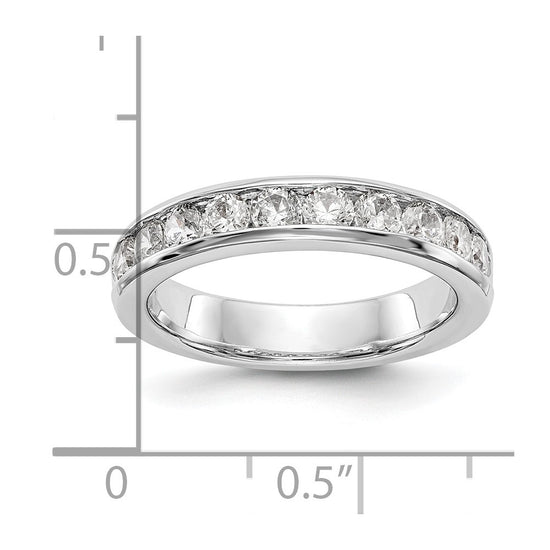 10-Stone Diamond Channel Bands