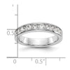 10-Stone Diamond Channel Bands